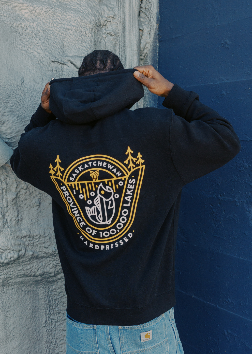 100K Lakes Zip Sweater | Black | Unisex