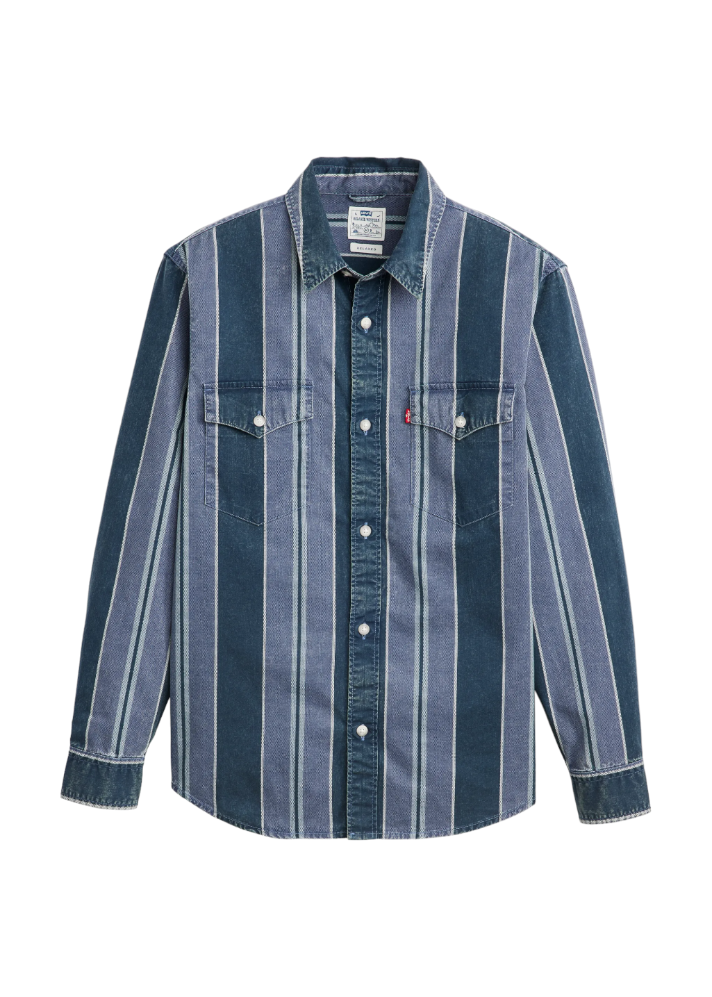 Levi s Relaxed Fit Western Carson Stripe Hardpressed Print Studio Inc