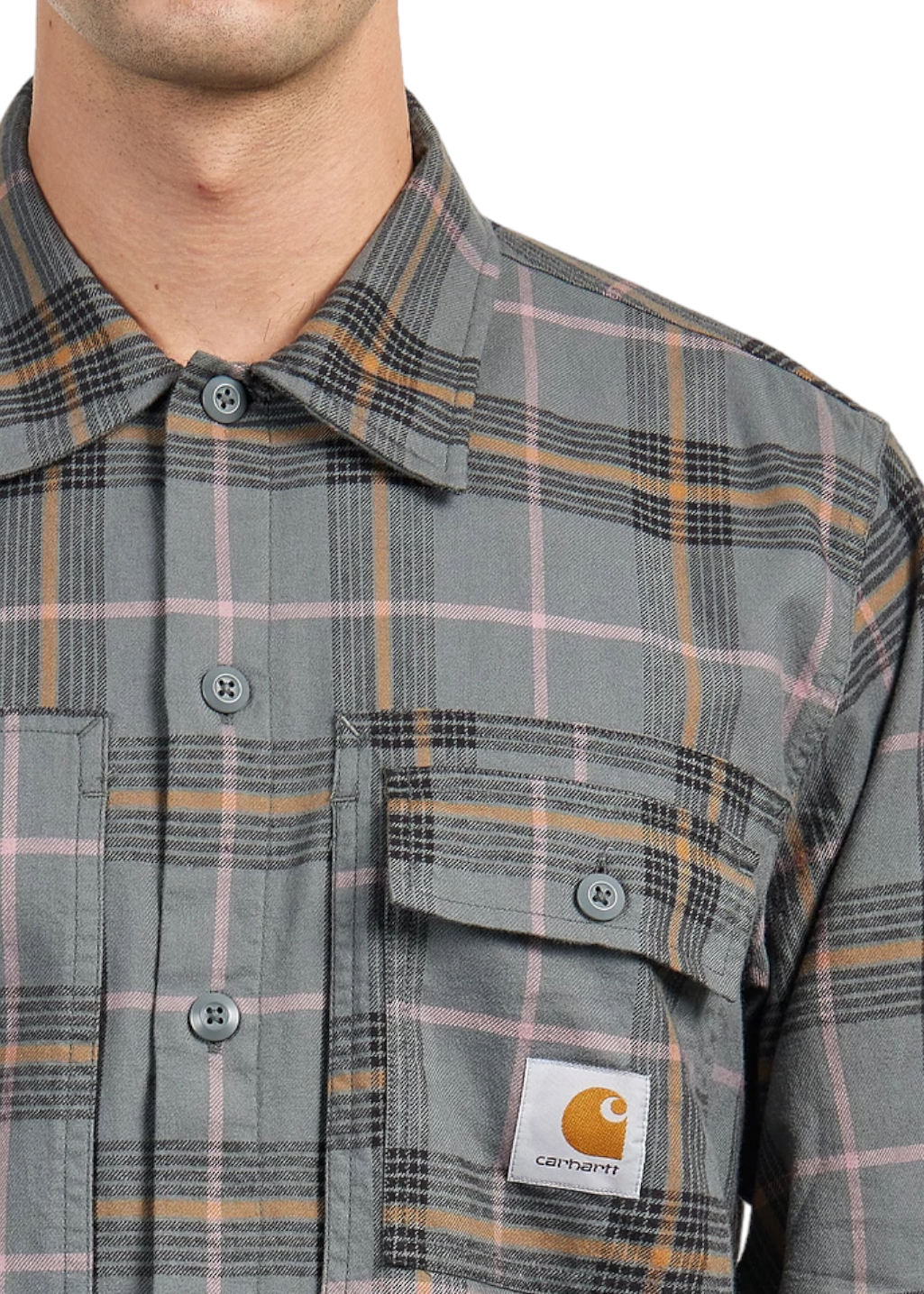 Carhartt WIP - L/S Hadley Shirt - Jura - Hardpressed Print Studio Inc.