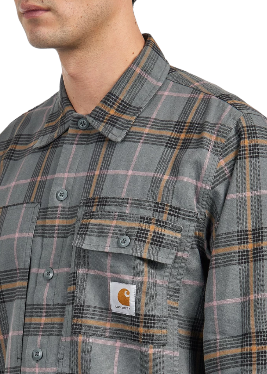 Carhartt WIP - L/S Hadley Shirt - Jura - Hardpressed Print Studio Inc.