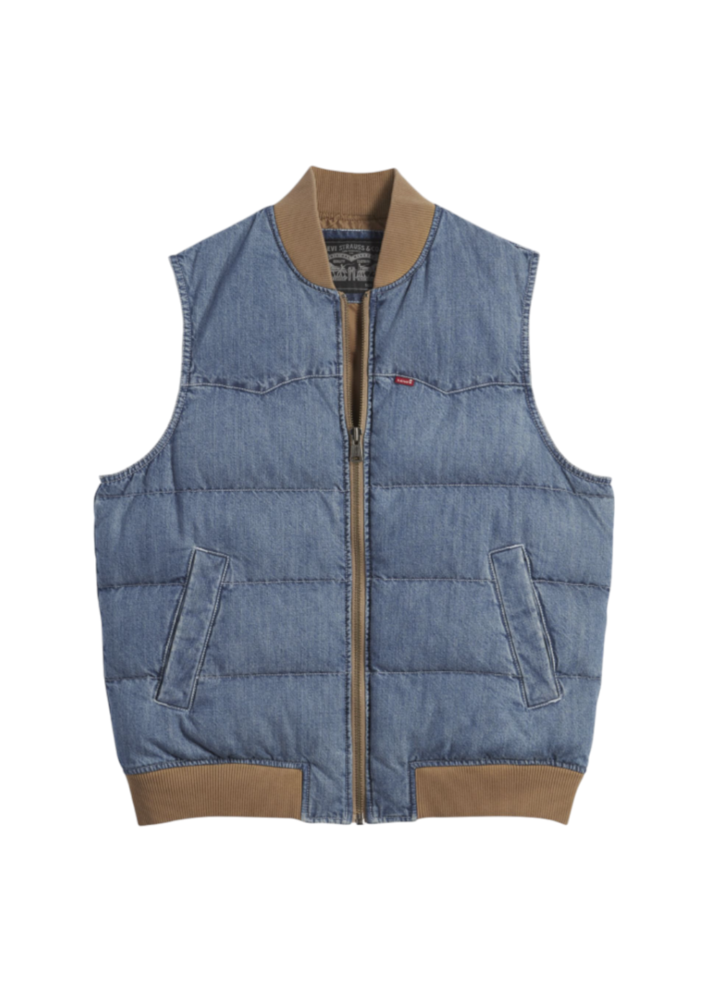 Levi s Western Super Puffer Vest Men s L