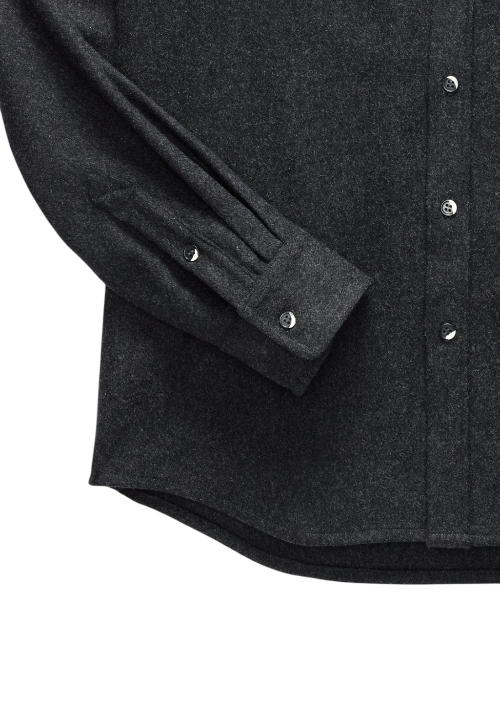 ANIÁN - 17oz Modern Melton Wool - Charcoal