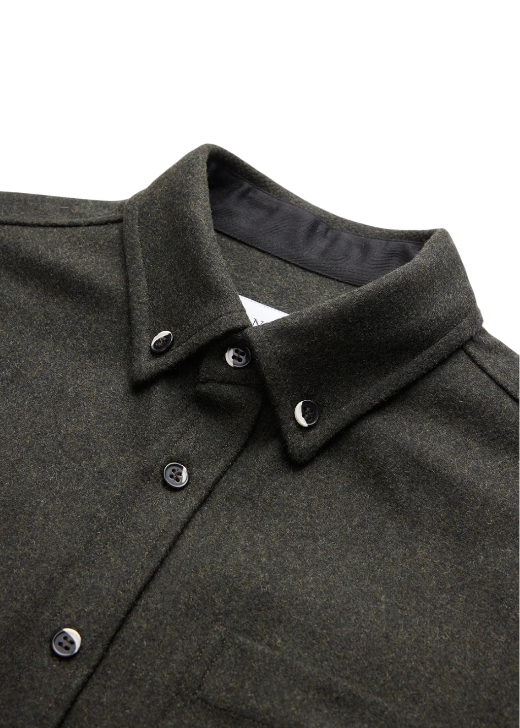 ANIÁN - 17oz Modern Melton Wool - Olive