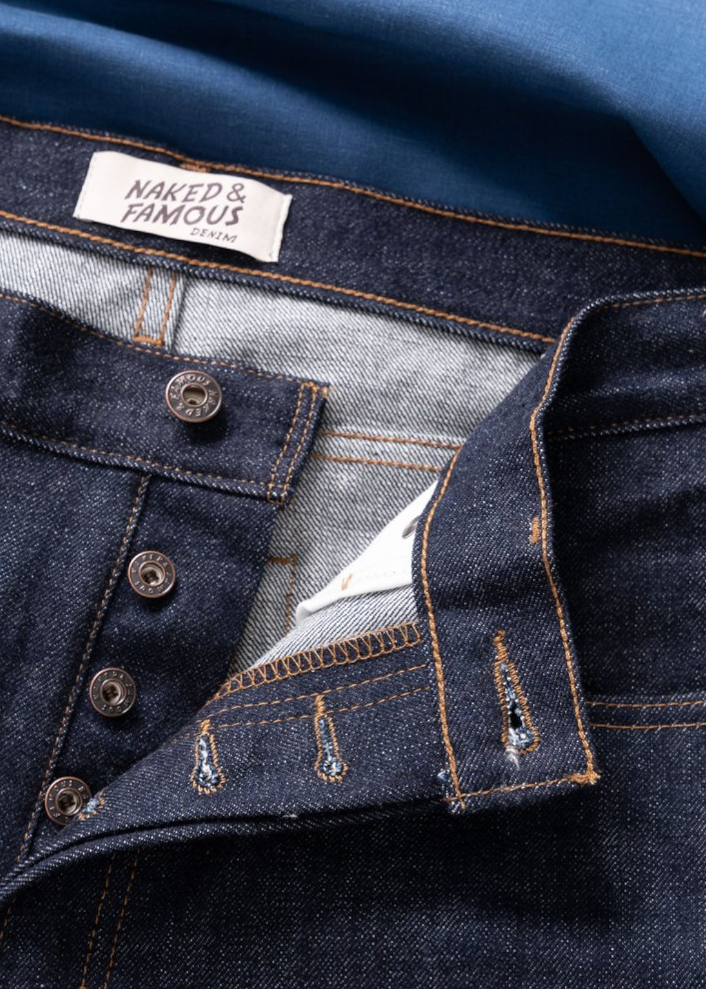 Naked & Famous Denim - Easy Guy - Blue Wave Selvedge