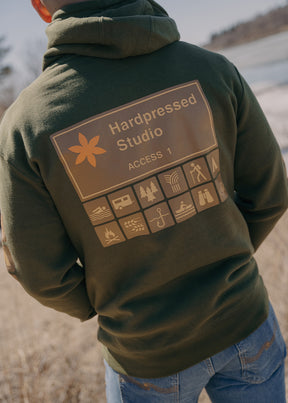 Camp Series Sweater | Cypress | Unisex - Hardpressed Print Studio Inc.