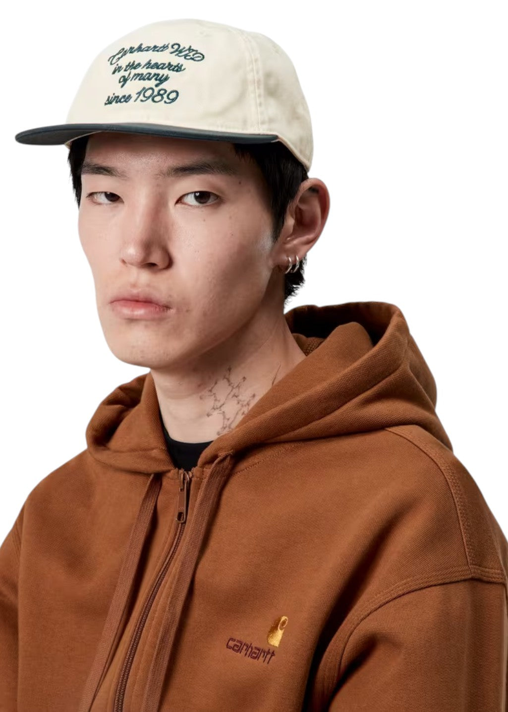 Carhartt WIP - Alston Cap - Natural/Deep Lagoon