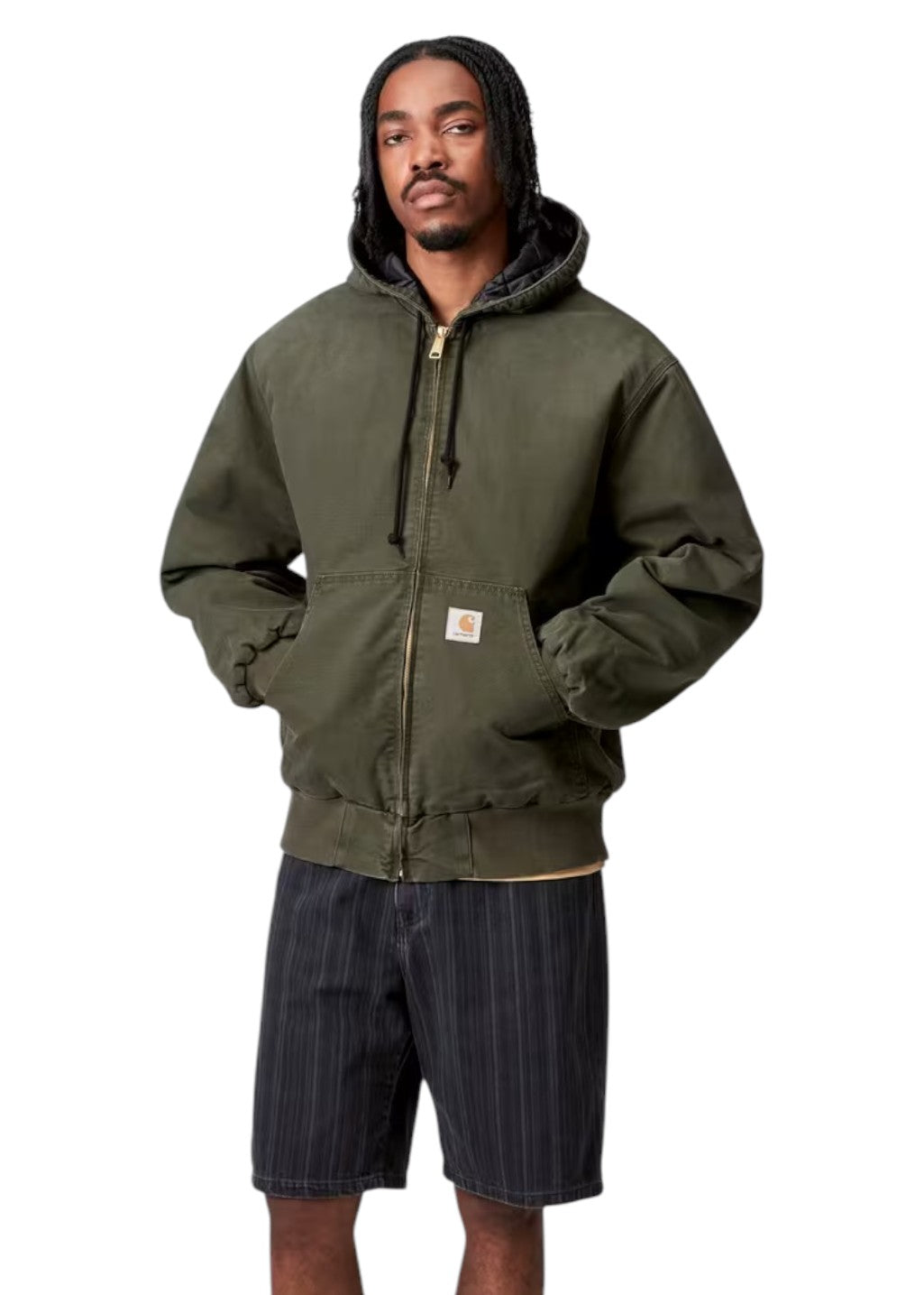 Carhartt WIP - OG Active Jacket - Olive, Stone Canvas