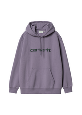 Carhartt WIP - W' Hooded Carhartt Sweatshirt - Glassy Purple/Discovery Green - Hardpressed Print Studio Inc.