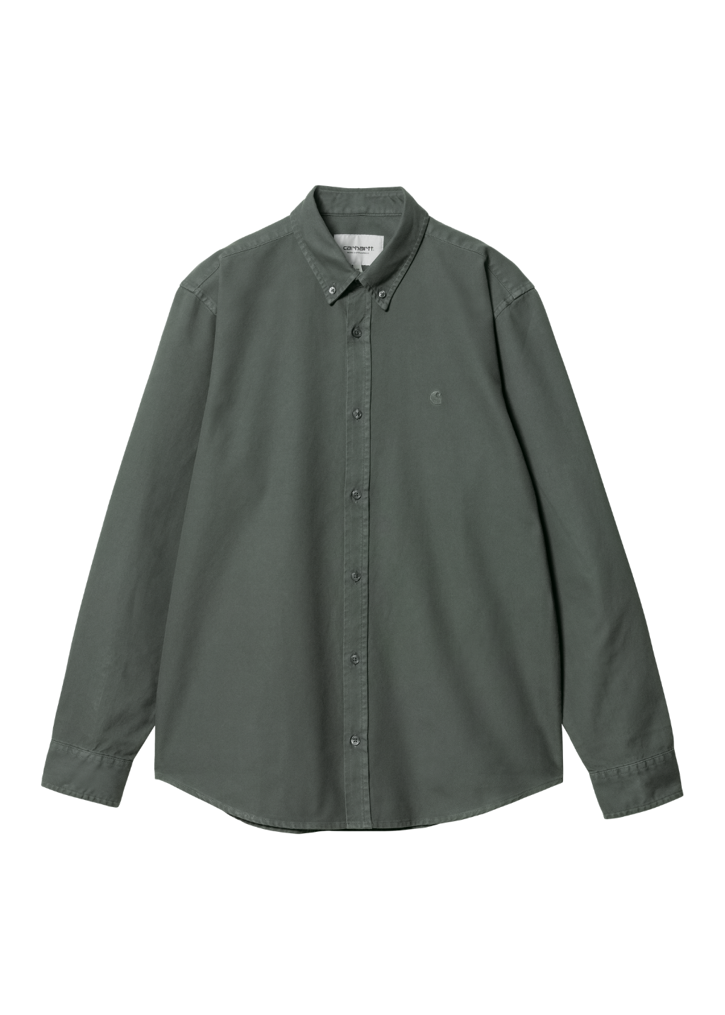 Carhartt WIP - L/S Bolton Shirt - Jura Garment Dyed - Hardpressed Print Studio Inc.