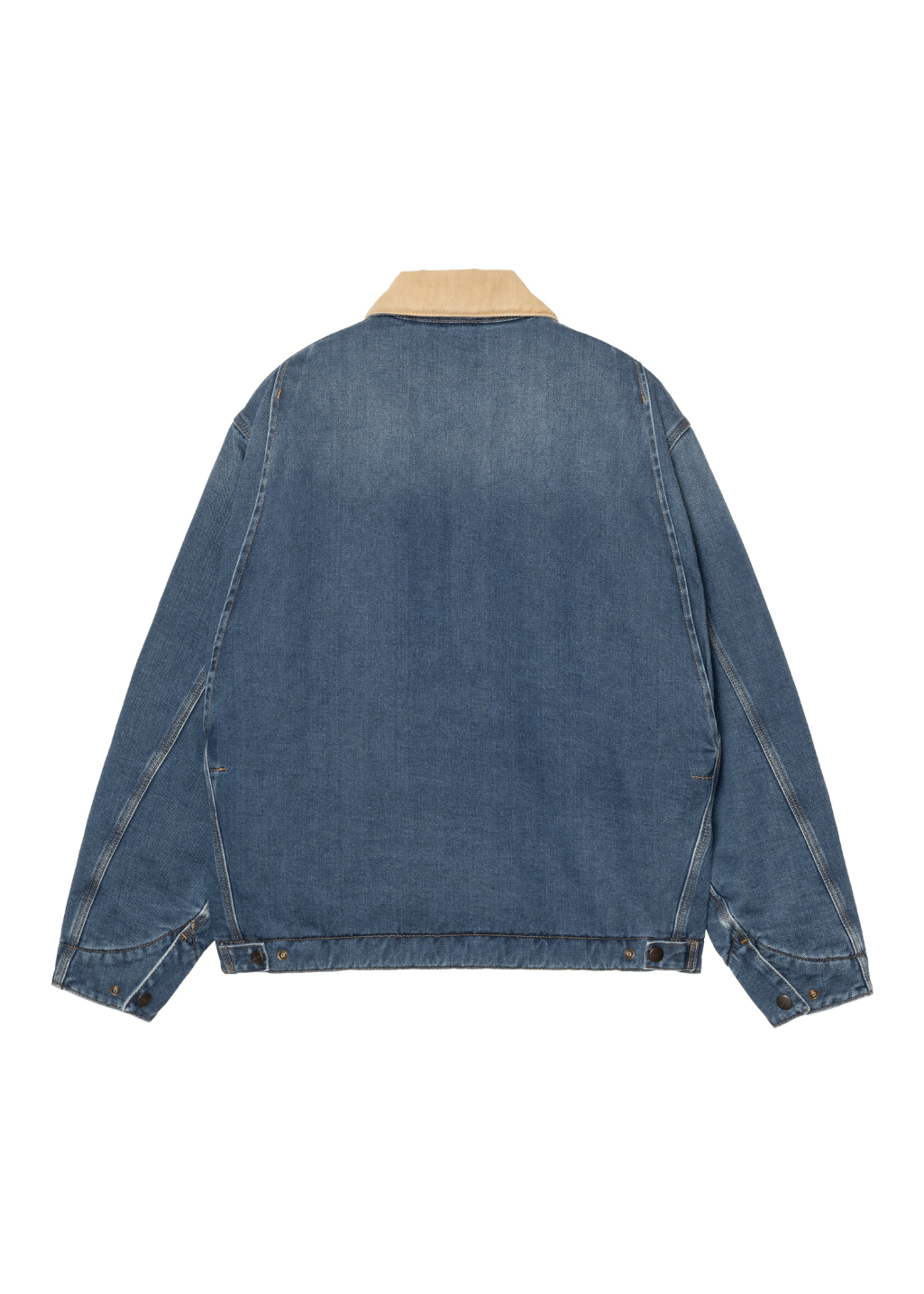 Carhartt WIP - OG Detroit Jacket - Blue/Dusty H Brown - Dark Used Wash - Hardpressed Print Studio Inc.