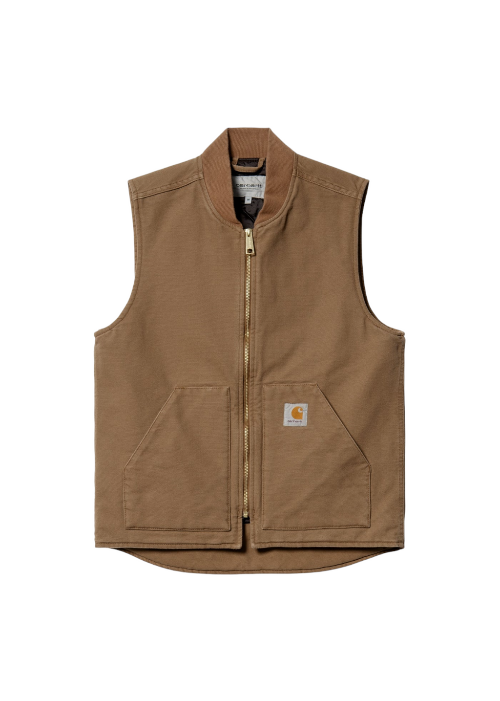 トップス Carhartt WIP CLASSIC VEST - brown Carhartt WIP - Classic Vest - Hamilton Brown Rinsed | Hardpressed