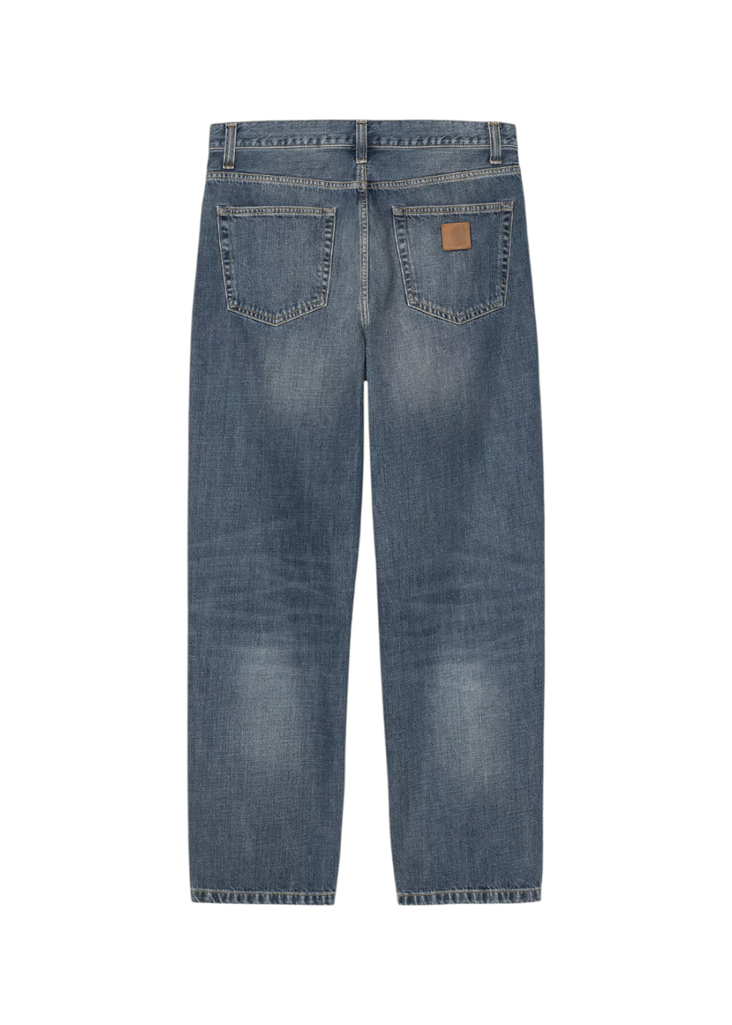 Carhartt WIP - Aaron Pant - Blue, Dark Used Wash | Hardpressed