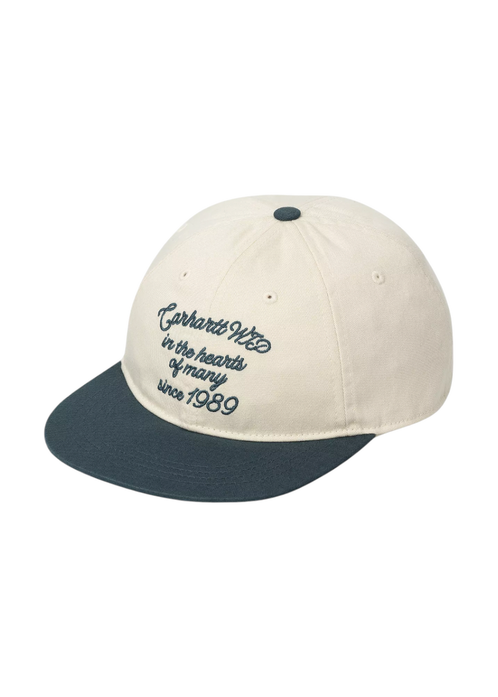 Carhartt WIP - Alston Cap - Natural/Deep Lagoon | Hardpressed