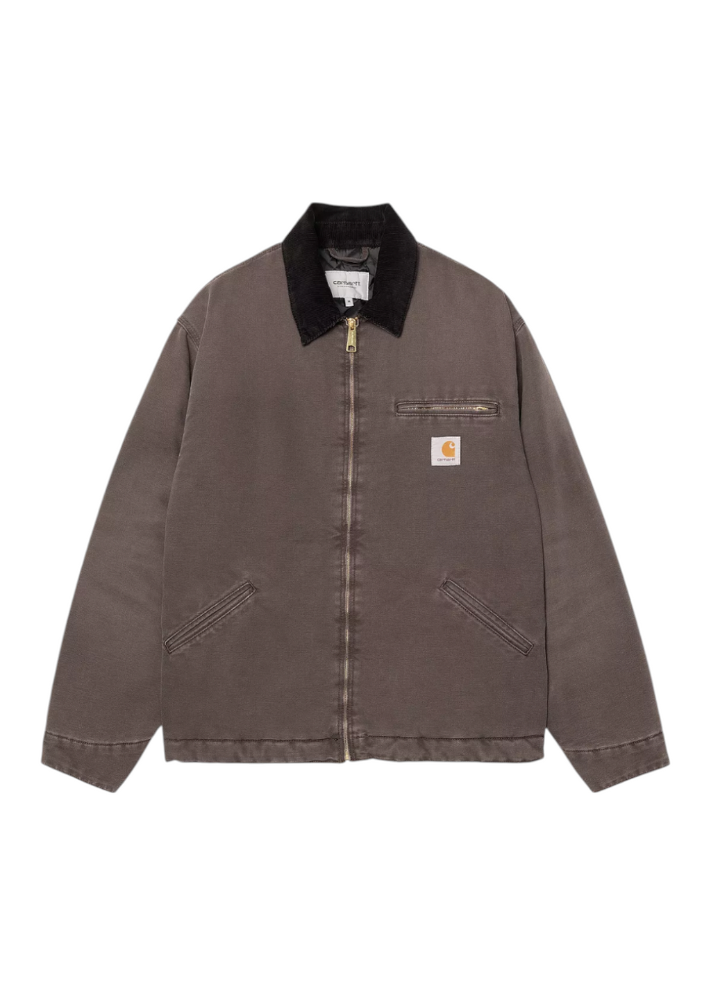 Carhartt WIP - OG Detroit Jacket - Tobacco/Black Stone Canvas Carhartt WIP - OG Detroit Jacket - Tobacco/Black Stone Canvas