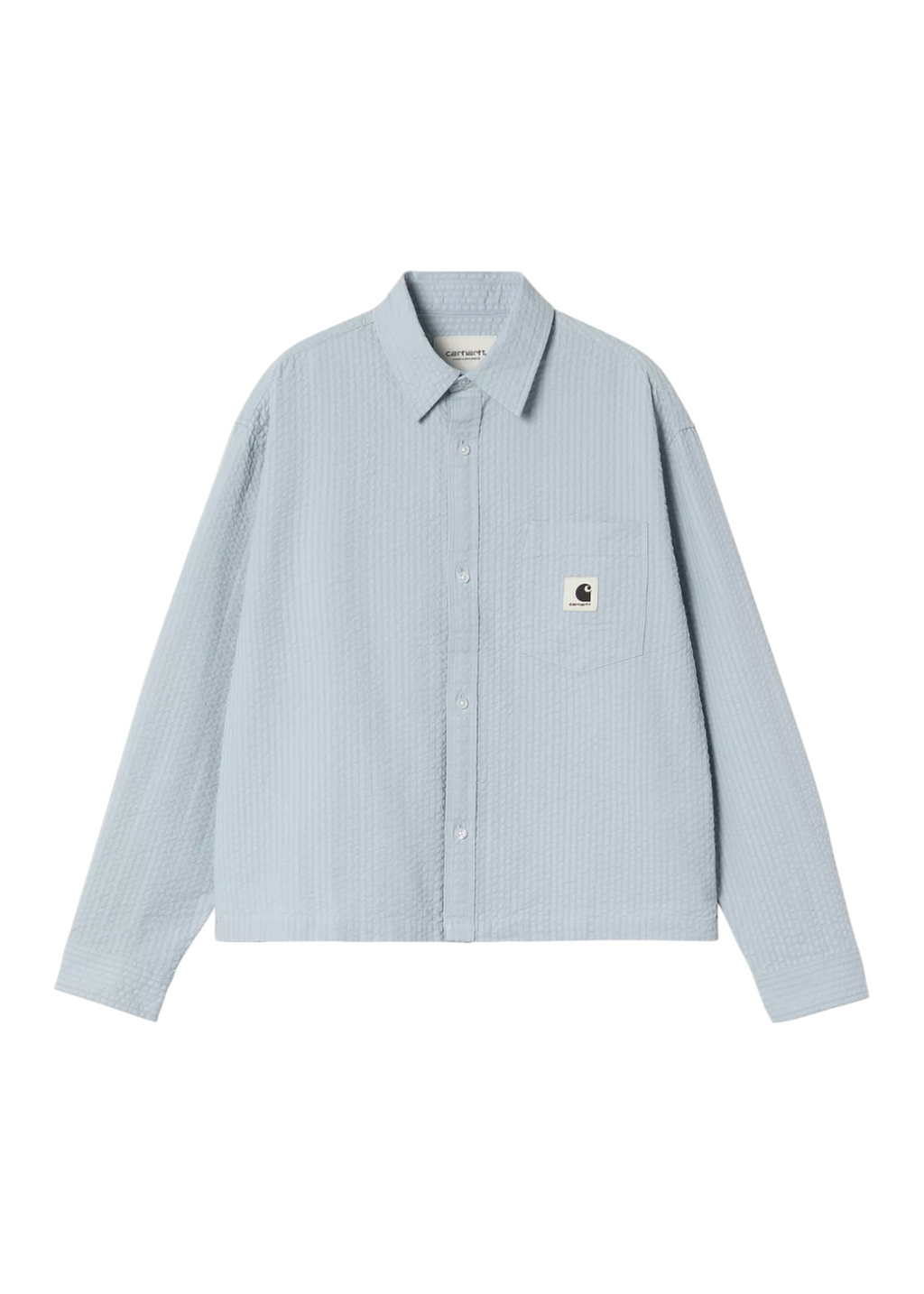 Carhartt WIP - W' L/S Toland Shirt - Blue Fog | Hardpressed Print