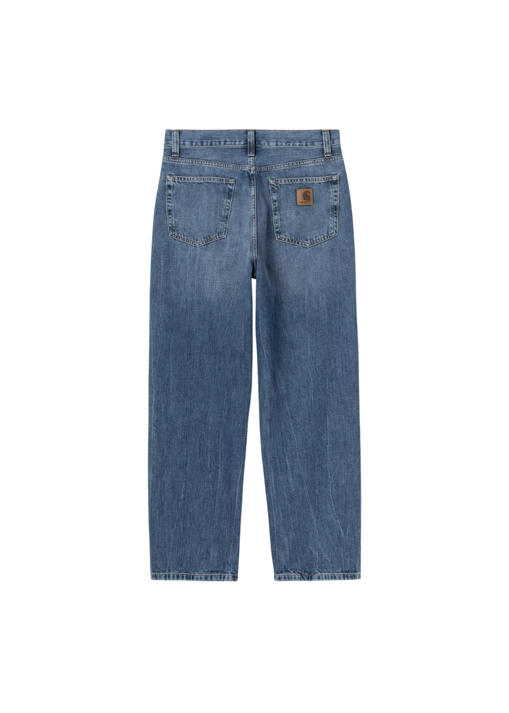 Carhartt WIP - Aaron Pant - Blue, Marble Used Wash