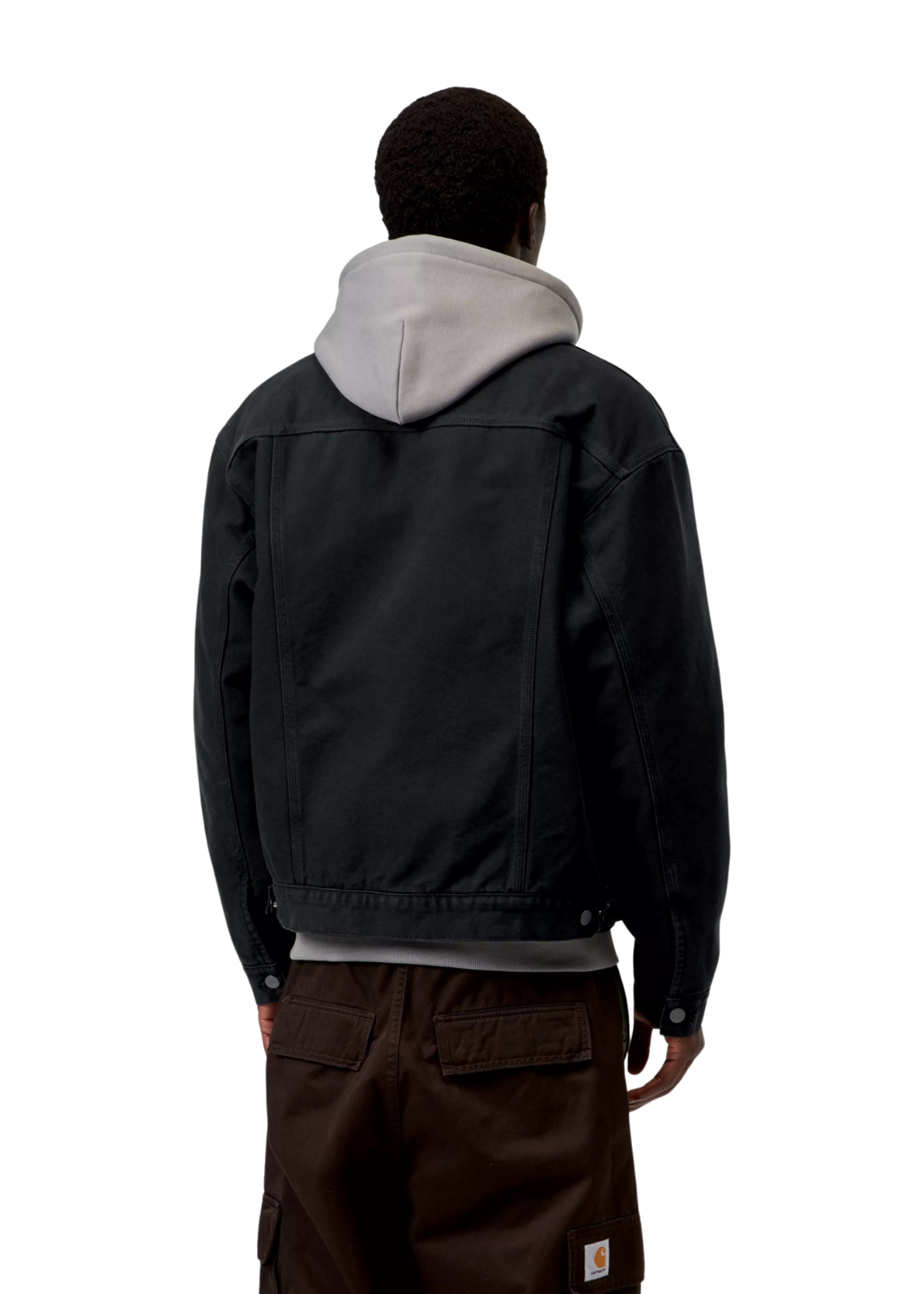 Carhartt WIP - OG Trucker Jacket - Black / Black Stone Canvas