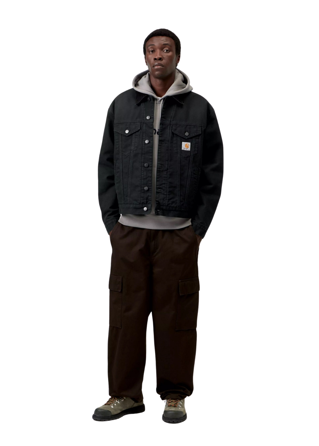 Carhartt WIP - OG Trucker Jacket - Black / Black Stone Canvas