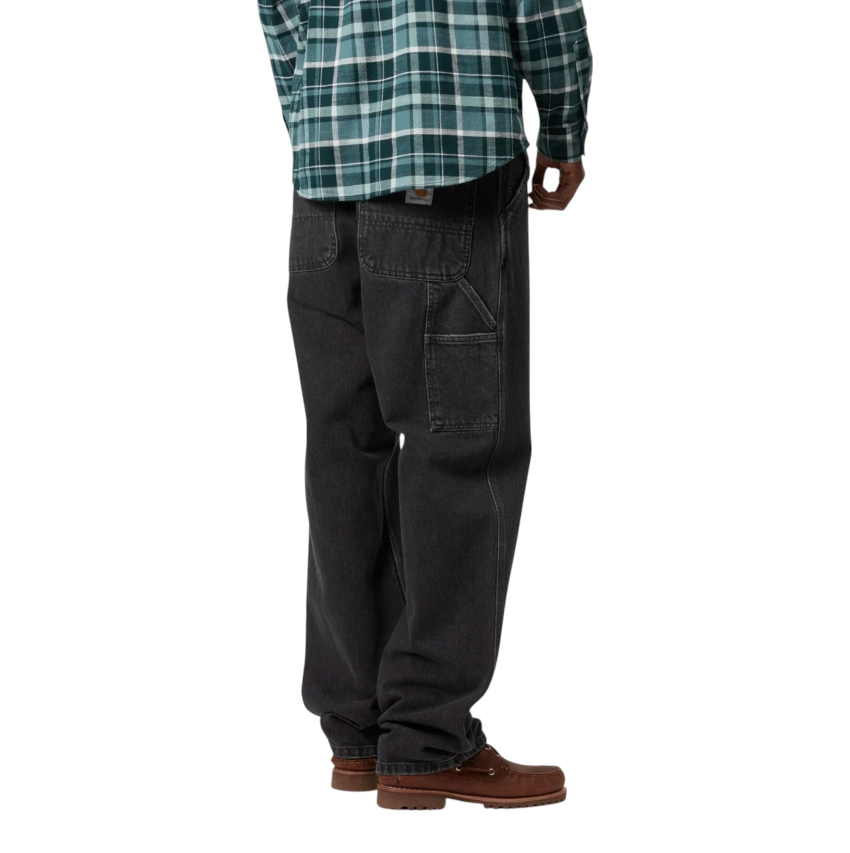 Carhartt WIP - Single Knee Pant - 'Smith' Denim - Black, Stone Washed