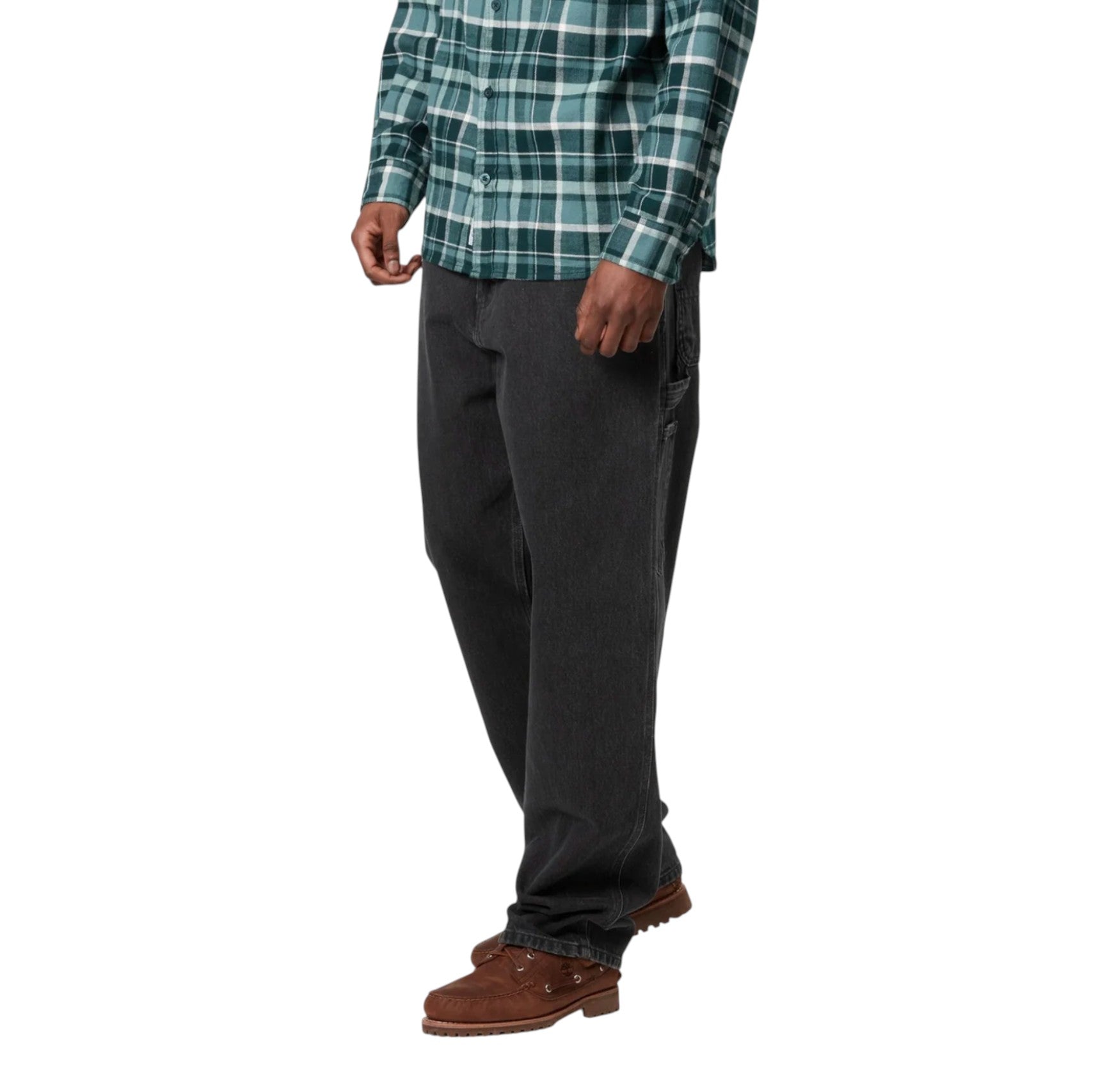 Carhartt WIP - Single Knee Pant - 'Smith' Denim - Black, Stone Washed