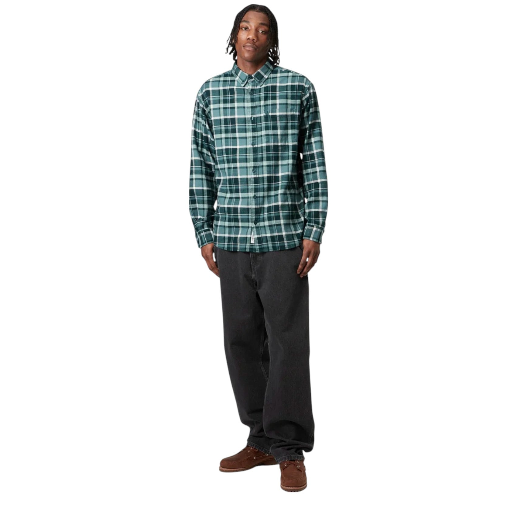 Carhartt WIP - Single Knee Pant - 'Smith' Denim - Black, Stone Washed