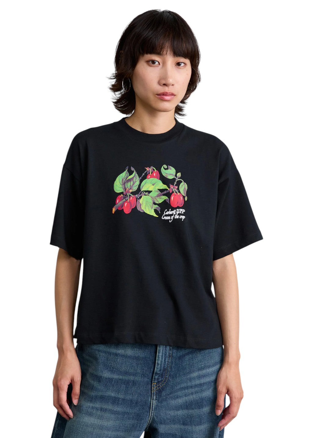 Carhartt WIP - W' S/S Cream Of The Crop T-Shirt - Black