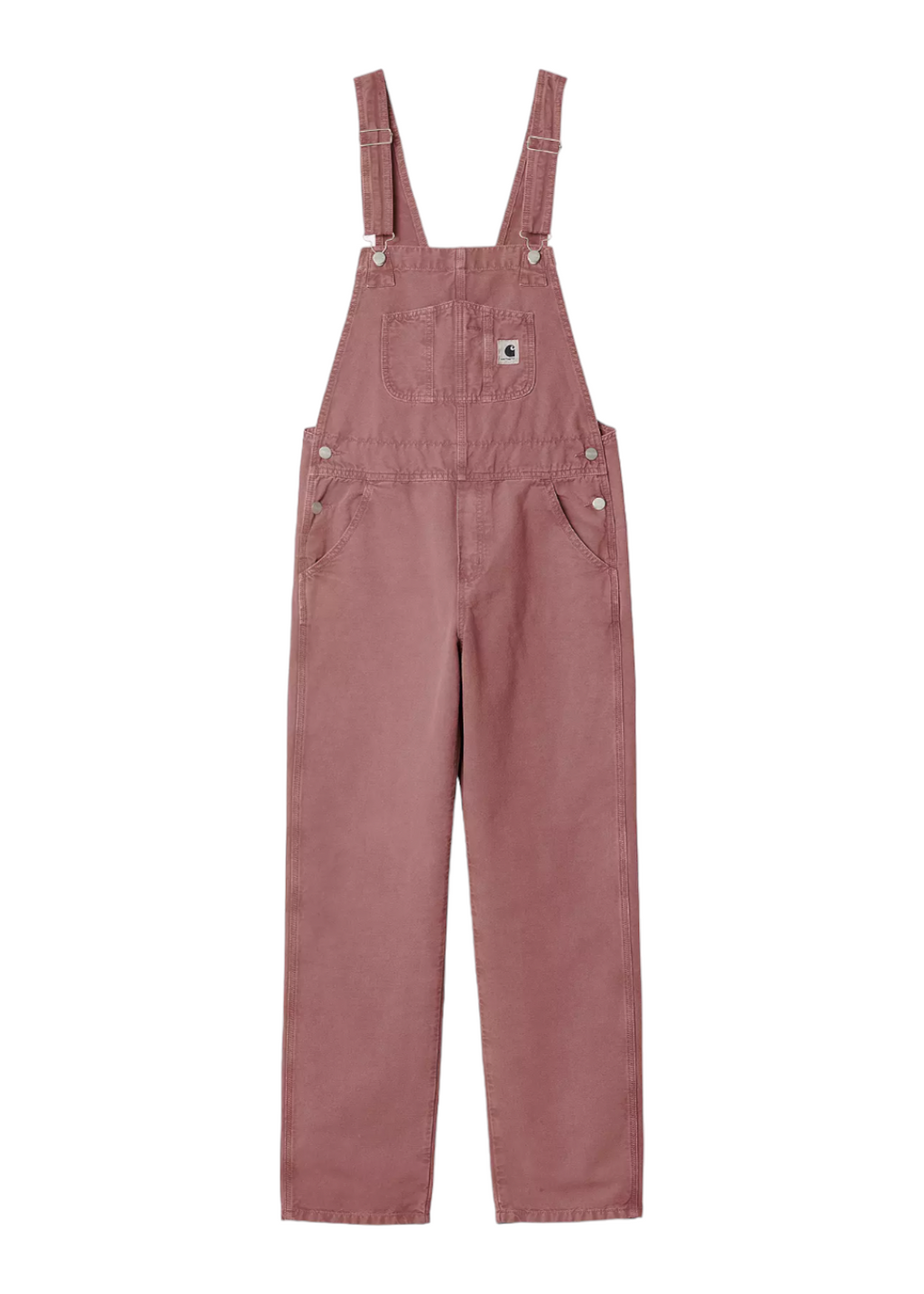 Carhartt WIP - W' Bib Overall Straight - Dusky Pink | Hardpressed