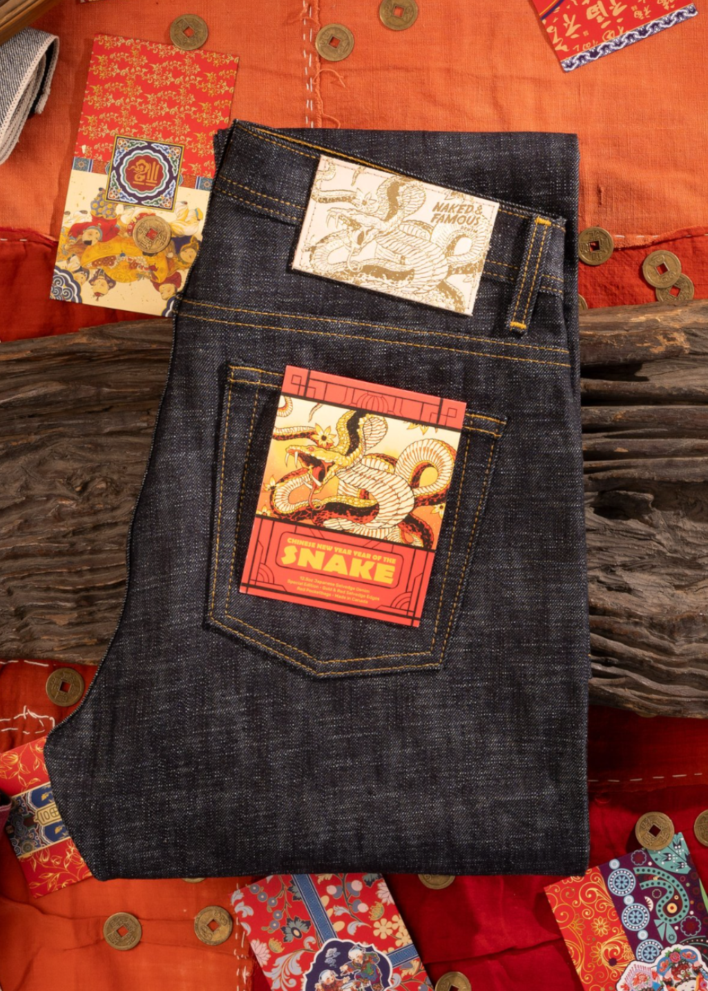 Naked & Famous Denim - Weird Guy - Chinese New Year - Year Of The Snake