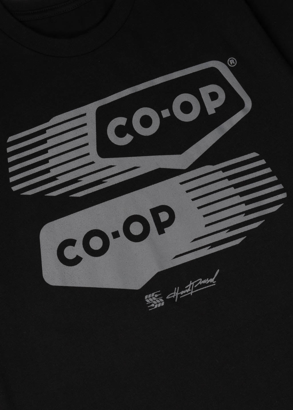Co-op Against the Grain Tee | Grey on Black | Unisex