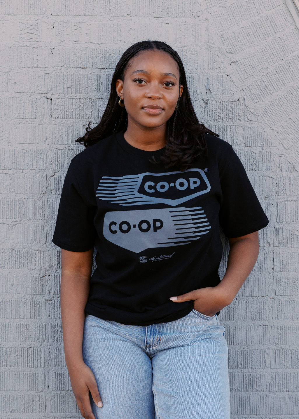 Co-op Against the Grain Tee | Grey on Black | Unisex