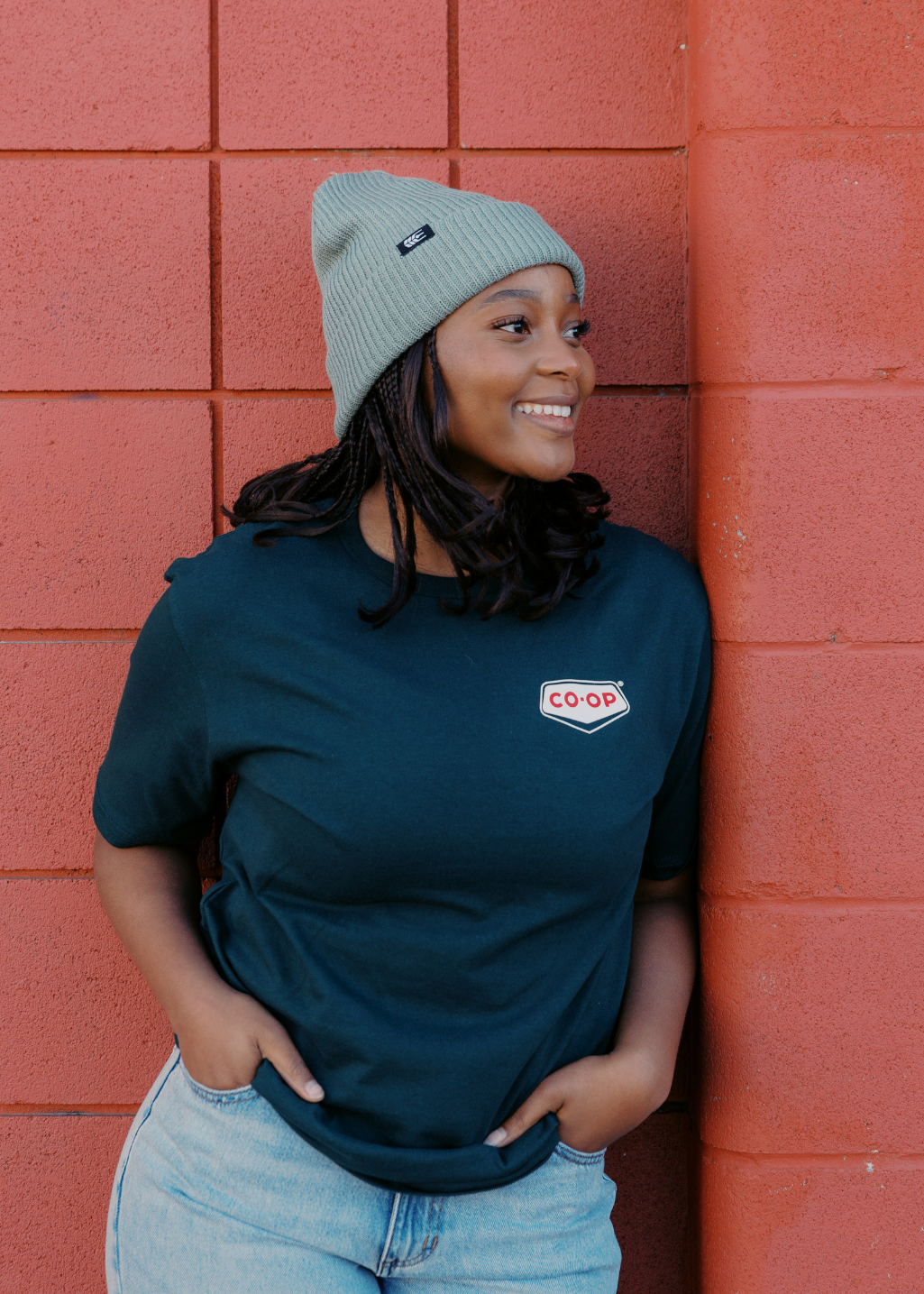 Co-op Heritage Tee | Green | Unisex - Hardpressed Print Studio Inc.