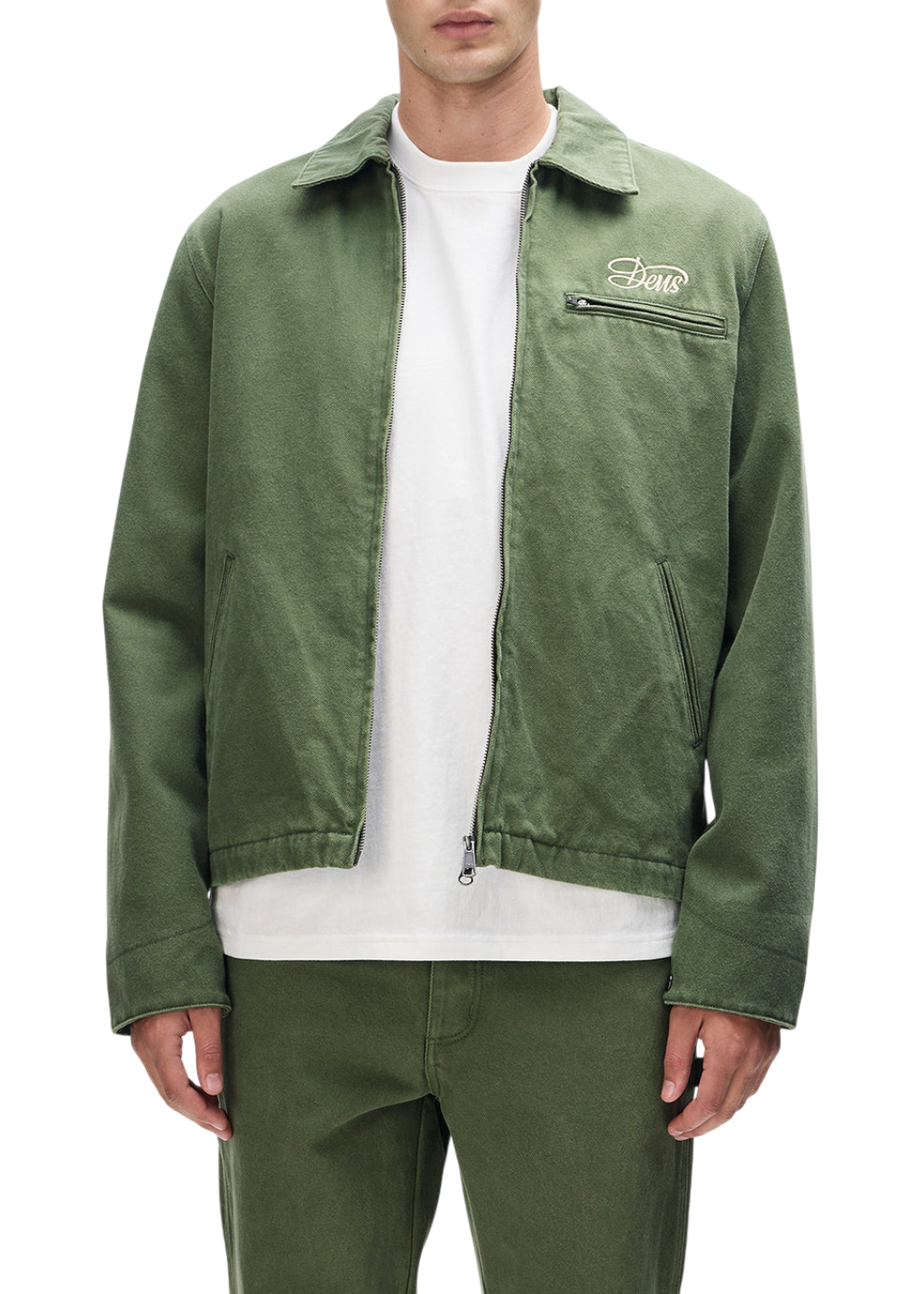 Deus Ex Machina - Workwear Overdye Jacket - Cypress Green
