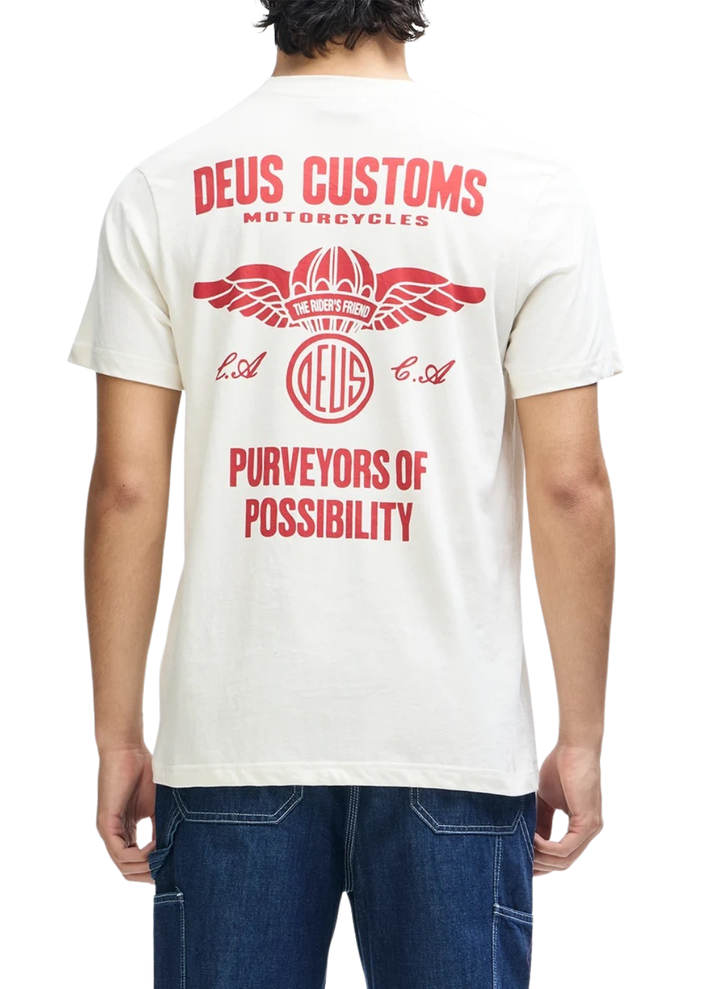 Deus Ex Machina - Cutaway Tee - Vintage White