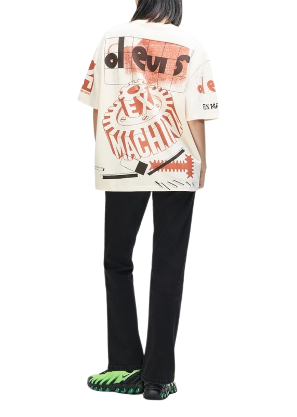 Deus Ex Machina - Merz Oversized Tee - Dirty White