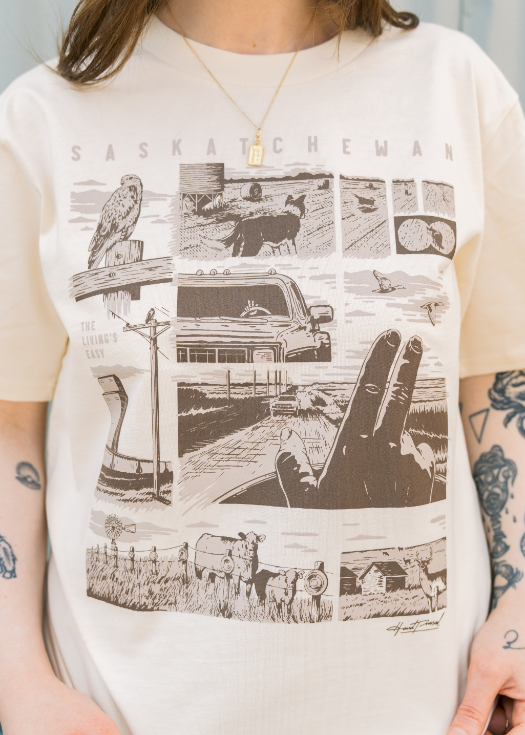 Easy Living Tee | Birch | Ladies - Hardpressed Print Studio Inc.