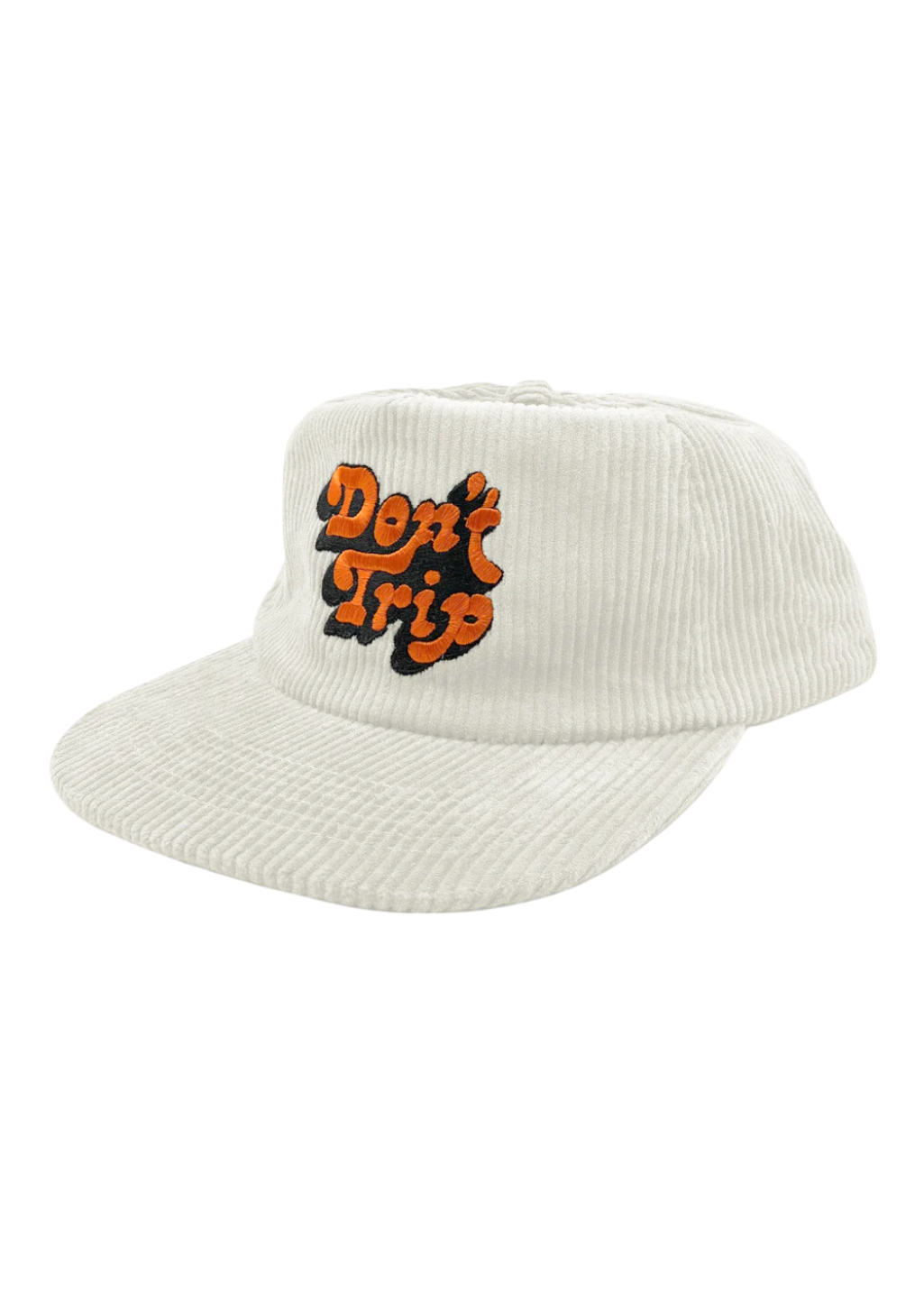Free & Easy - Don't Trip Fat Corduroy Snapback - Bone