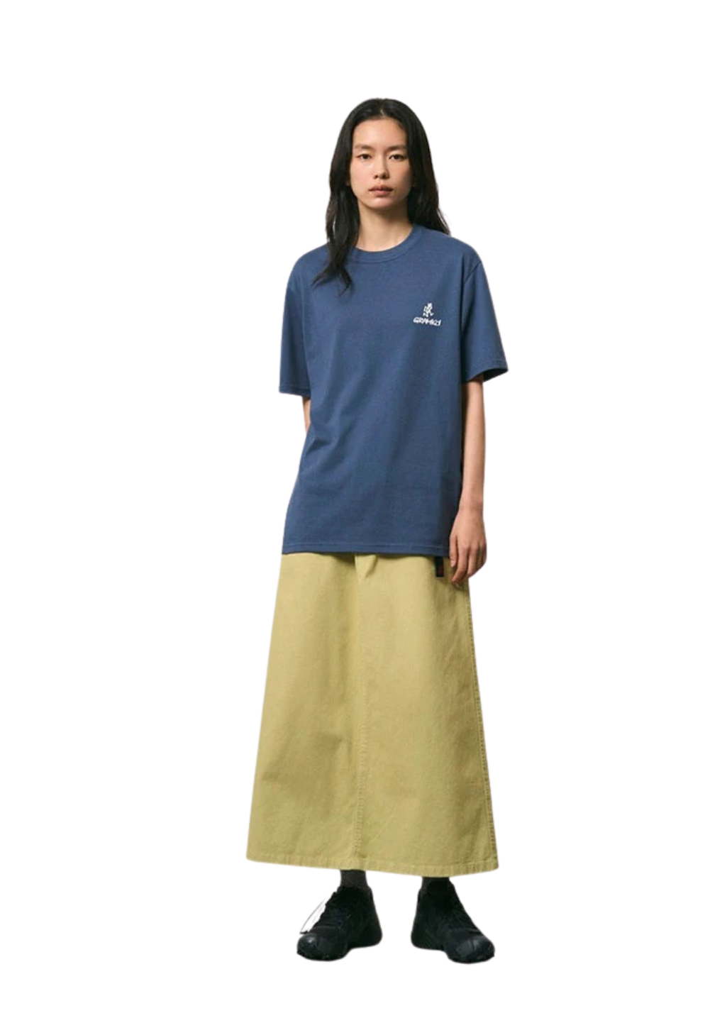 Gramicci - One Point Logo Tee - Dusky Blue