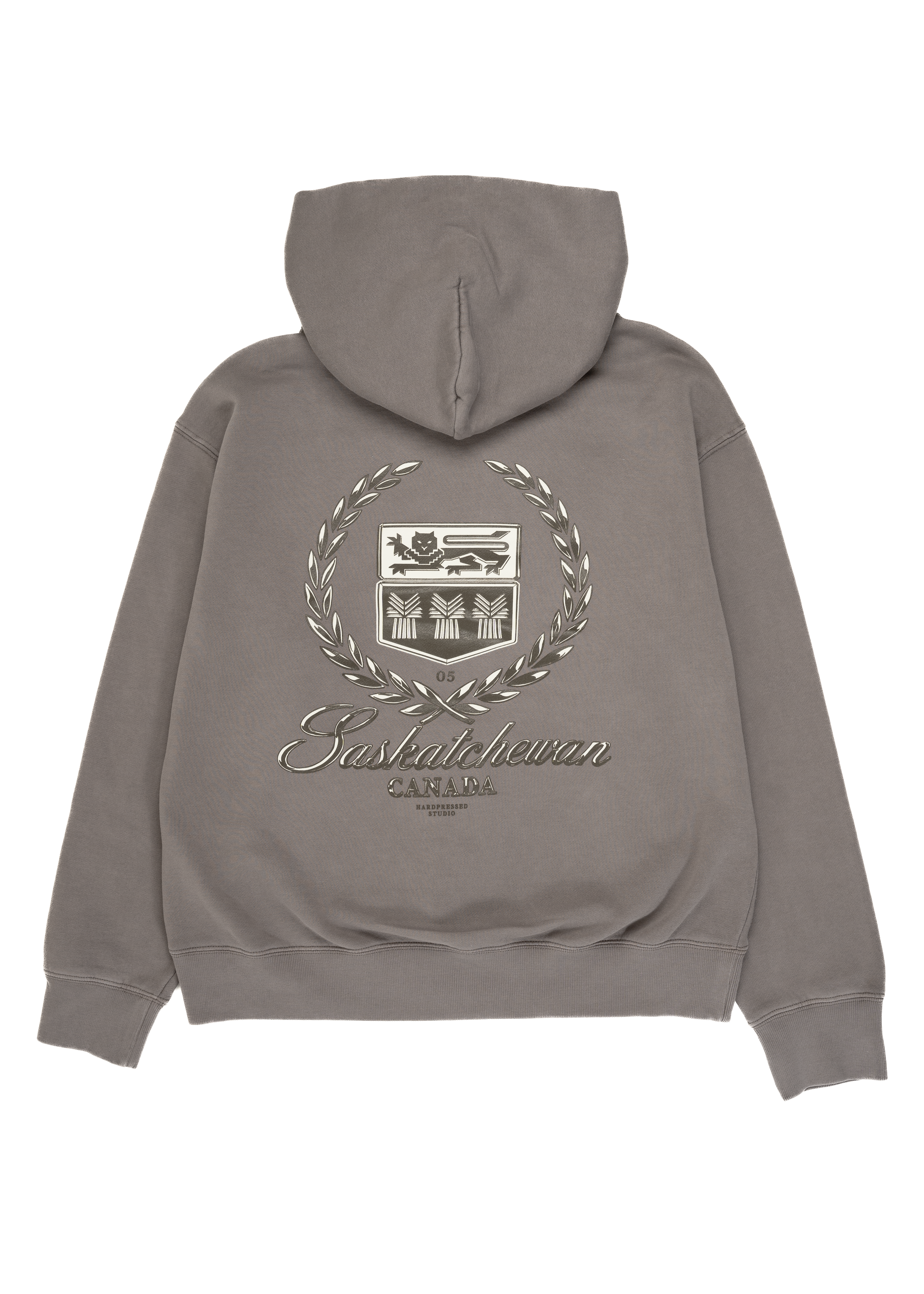 Premier Wreath Sweater | Vintage Grey | Ladies - Hardpressed Print Studio Inc.