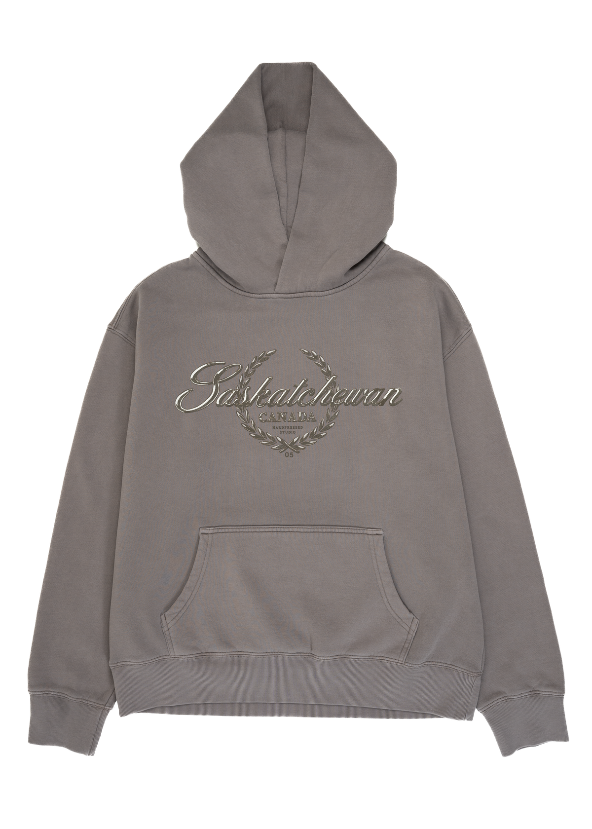 Premier Wreath Sweater | Vintage Grey | Ladies - Hardpressed Print Studio Inc.