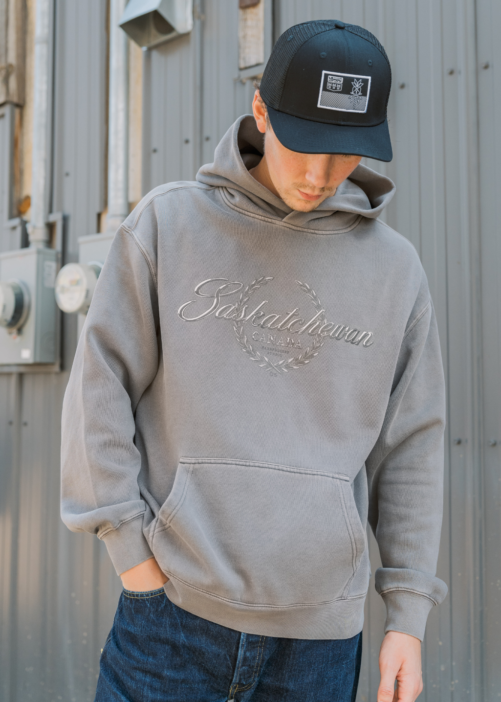 Premier Wreath Sweater | Vintage Grey | Unisex