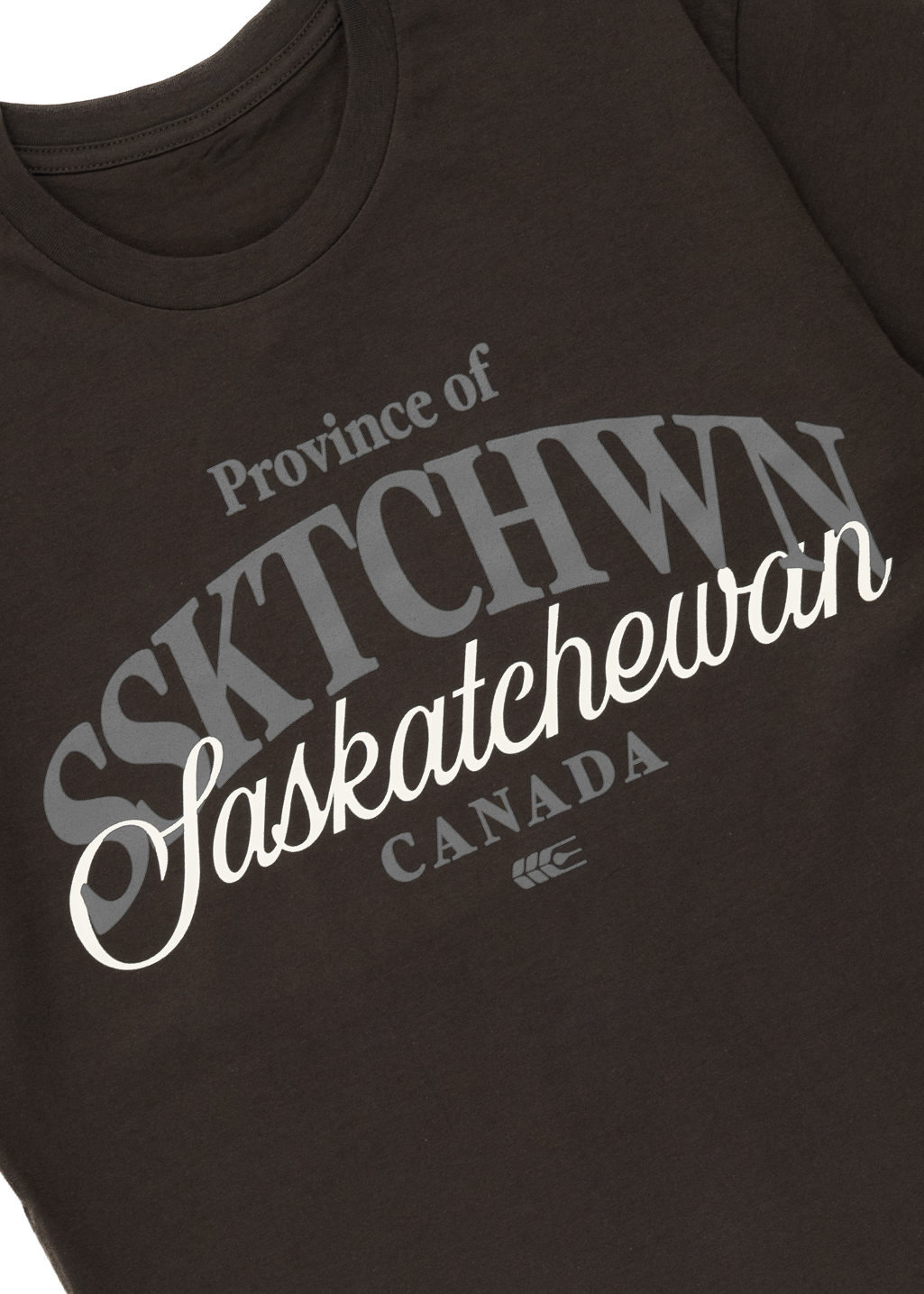 Say It Twice Tee | Charcoal | Unisex - Hardpressed Print Studio Inc.