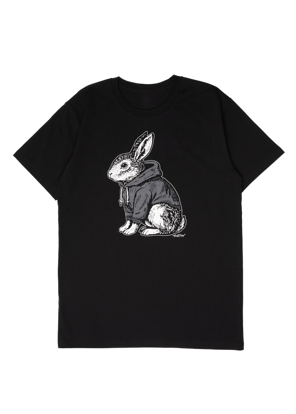 Bunny Tee | Black | Unisex
