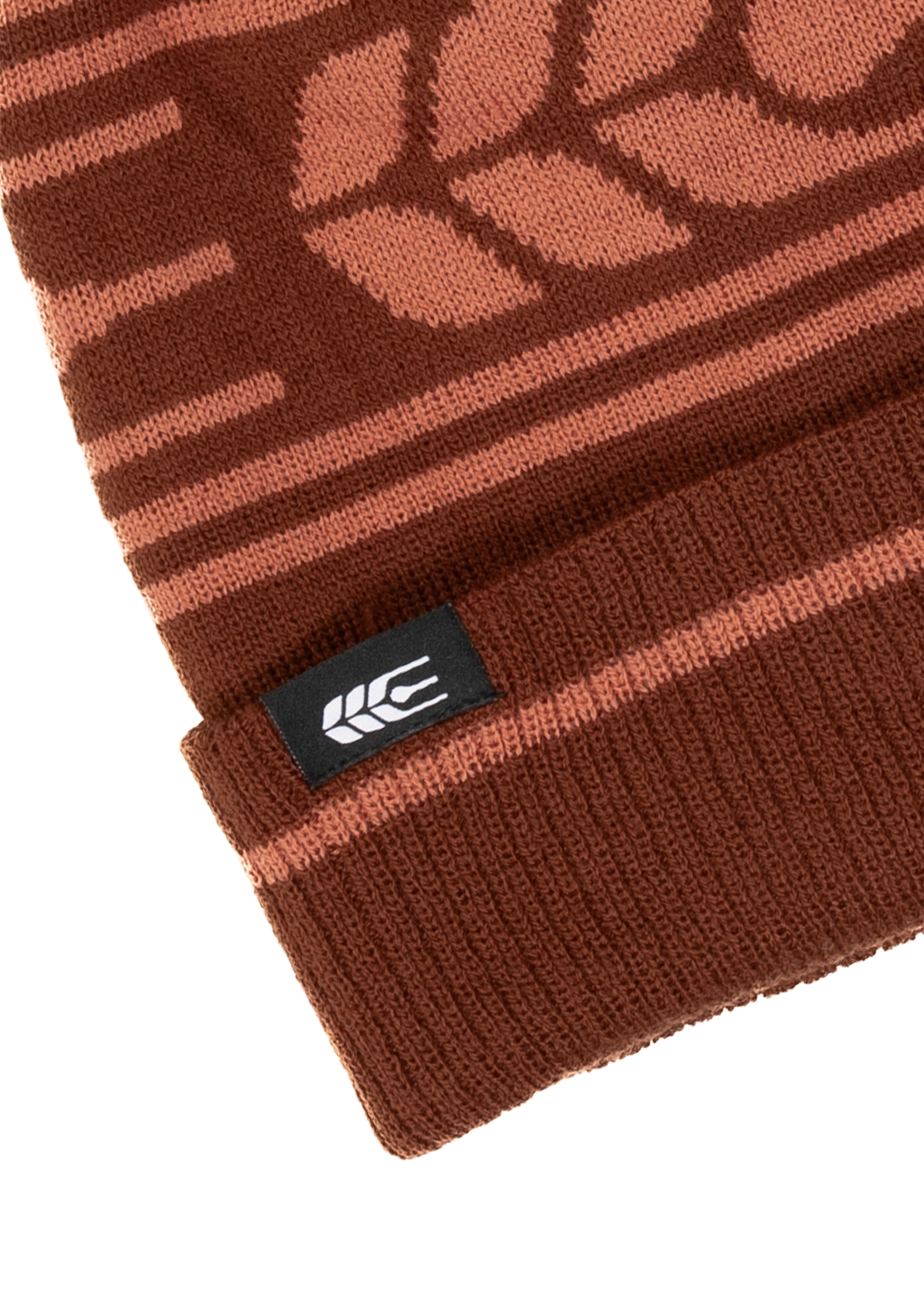Cross Grain Pom Toque | Brick | Adult
