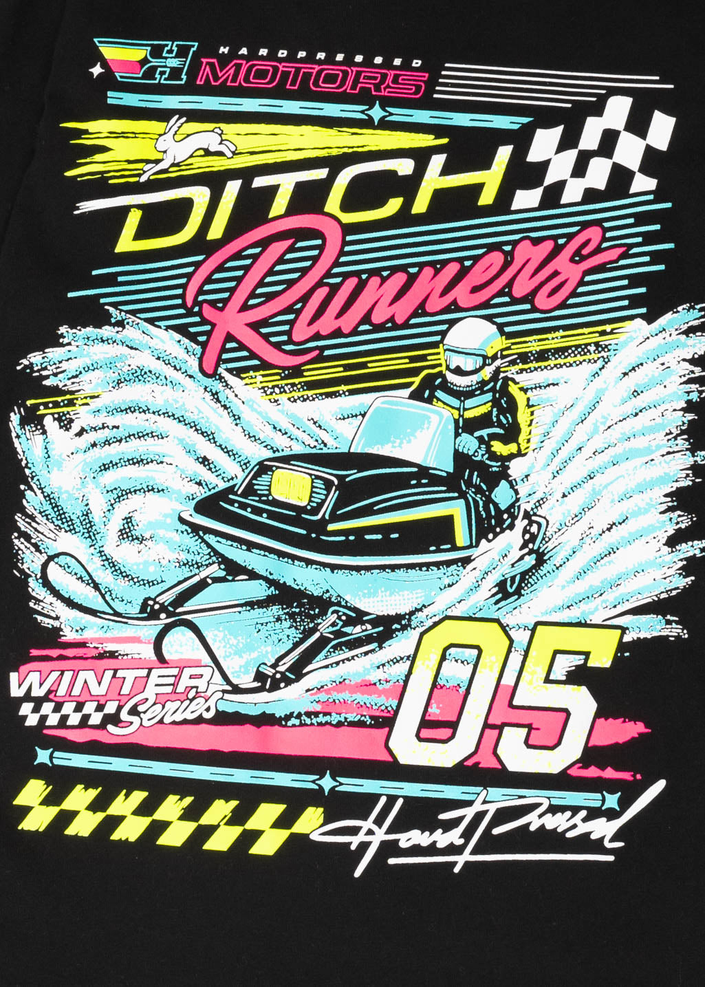 Size 4, 6 & Youth M-XL | Ditch Runners Long Sleeve | Black | Kids