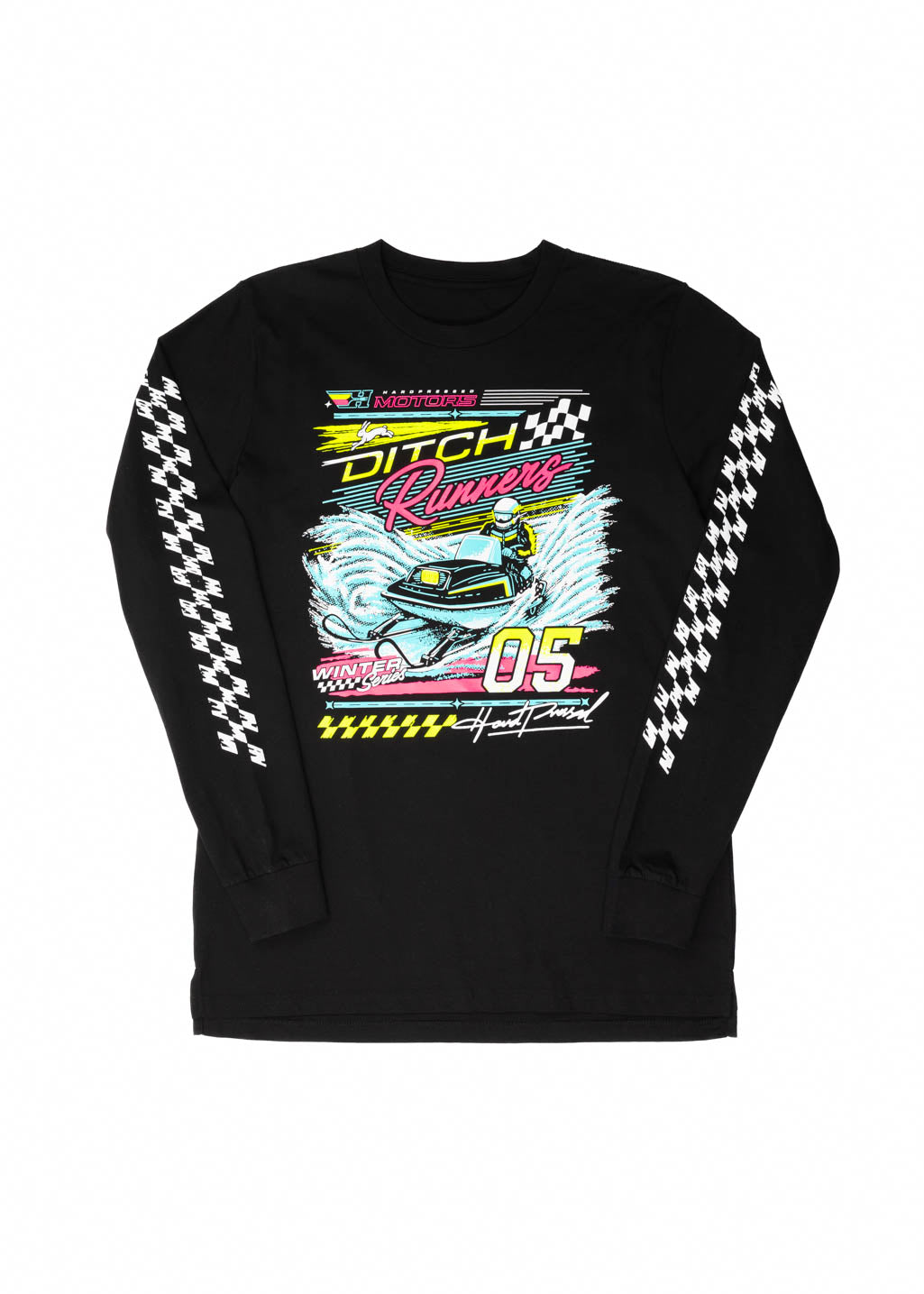 S, M & 3XL | Ditch Runners Long Sleeve | Black | Unisex