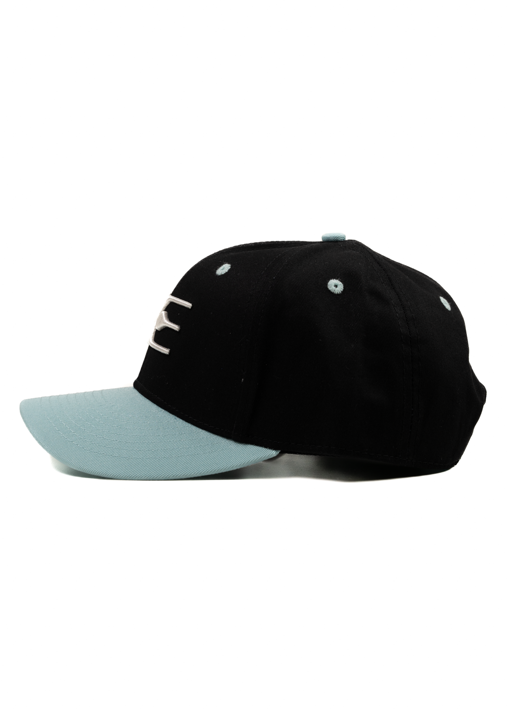 Grain Snapback | Black/Sky