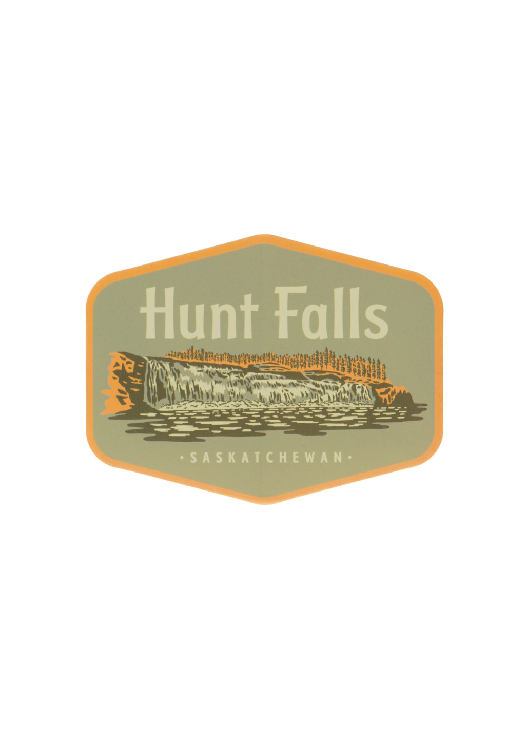 Hunt Falls Sticker - Hardpressed Print Studio Inc.
