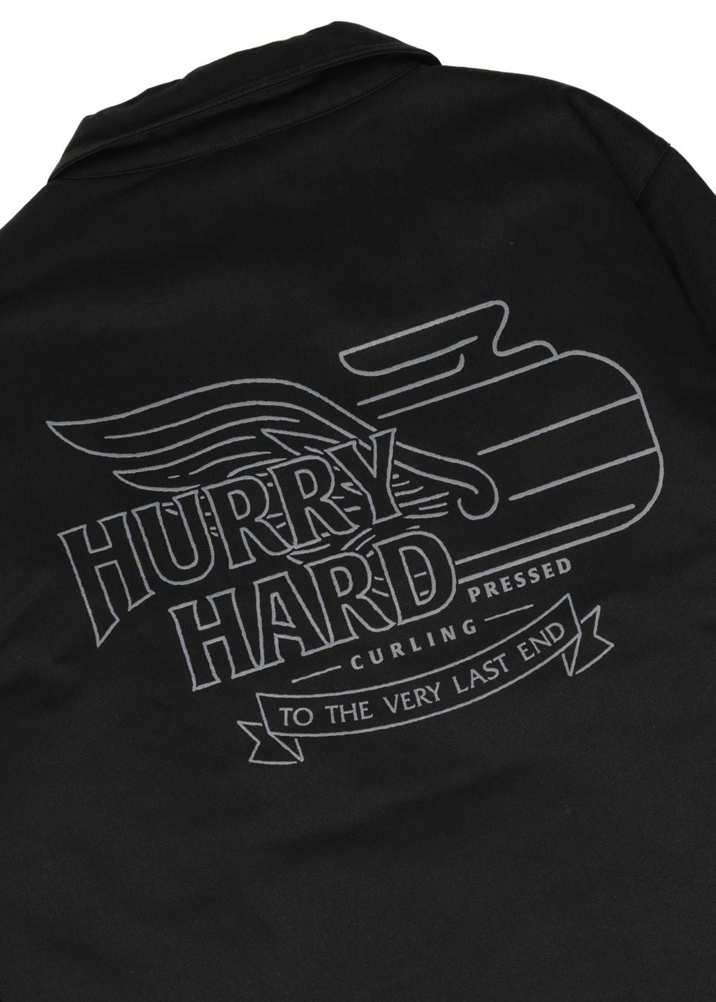 Hurry Hard v2 Jacket | Black | Unisex - Hardpressed Print Studio Inc.