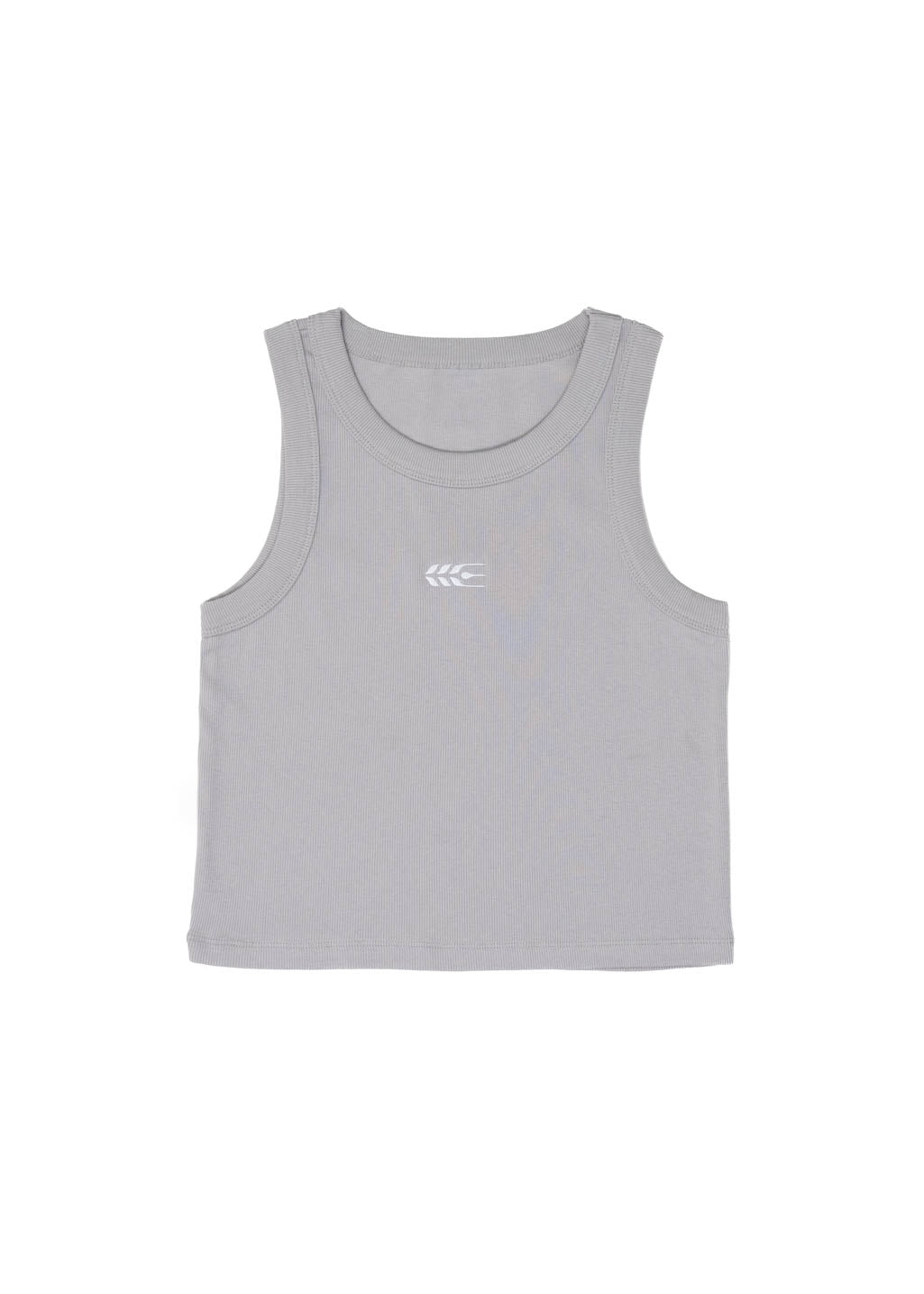 L & XL | Minimal Grain Crop Tank | Cloud | Ladies