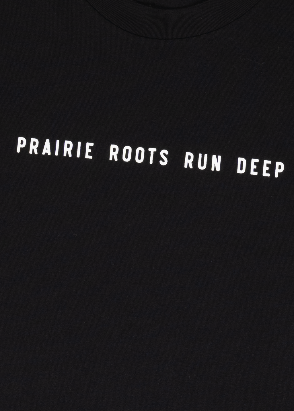 Prairie Roots Boxy Tee | Black | Ladies
